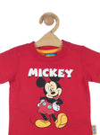 Mickey Print Tshirt - Red