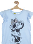 Mickey Mouse Print Top - Blue
