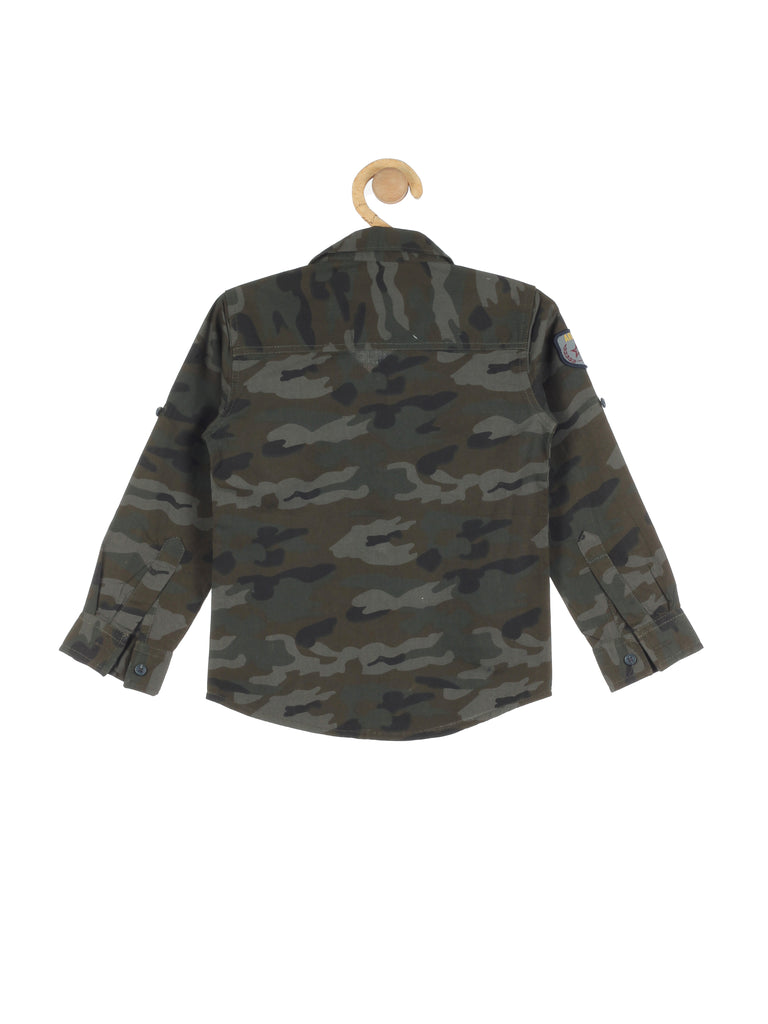 Green Army Camo Shirt