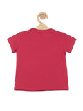 Bear Printed Tshirt - Red