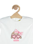 Doll Printed Top - White
