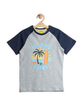 Summer Print Tshirt - Grey