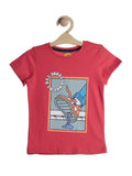 Shoe Print  Tshirt - Red