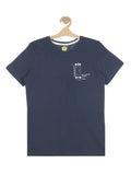 Skimboard Printed Tshirt - Blue