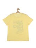 Awesome Printed Tshirt - Yellow