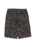 Army Print Shorts  - Green