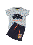 Adventures Print Boys Set - Grey