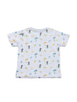 Lil Dude Print Boys Set - Grey