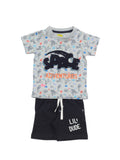 Space Print Boys Set - Grey