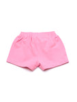 Elastic Waist Hosiery Shorts - Pink