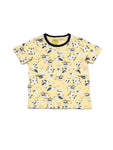 Aeroplane Printed Night Suit - Yellow