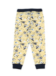 Aeroplane Printed Night Suit - Yellow