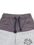 Elastic Waist Hosiery Shorts - Grey