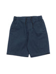 Cross Pocket Elastic Waist Shorts - Navy Blue