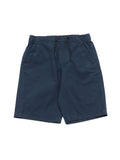 Cross Pocket Elastic Waist Shorts - Navy Blue