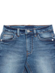 Mild Distressed  Denim Shorts - Blue