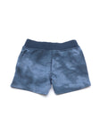 Elastic Waist Hosiery Shorts - Blue