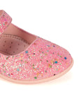 Mary Jane's Belle with Applique Detail - Pink