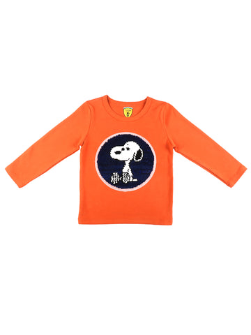 Rust Snoopy Sweatshirt