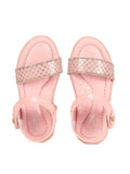 Sandals With Velcro Closure - Pink