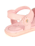 Sandals With Velcro Closure - Pink