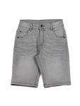 Mild Distressed Denim Shorts - Grey