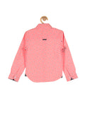 Printed Cotton Shirt - Deep Pink