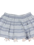 Stripe Printed Skirts - Blue