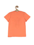 Skateboard Printed Tshirt - Orange