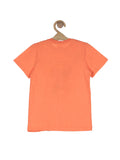 Skateboard Printed Tshirt - Orange