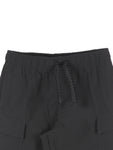 Elastic Waste Hosiery Shorts - Black
