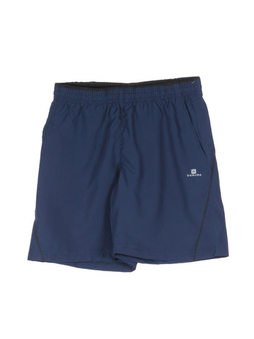 Elastic Waste Hosiery Shorts - Blue
