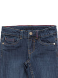 Mild Distressed Straight Fit Jeans - Navy Blue