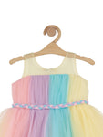 Rainbow Party Frock - Multi