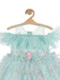 Butterfly Party Frock - Green