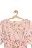 Floral Print Full Top - Pink