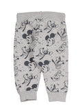 Mickey Mouse Print Infant Legging - Grey