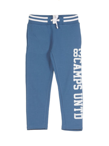Printed Track Bottoms - Blue