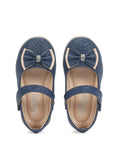 Mary Jane's Belle with Applique Detail - Blue