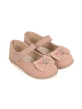 Mary Jane's Belle with Applique Detail - Peach