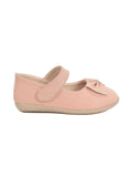 Mary Jane's Belle with Applique Detail - Peach