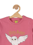 Harry Potter Round Neck Sweatshirt - Pink