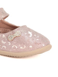 Mary Jane's Belle with Applique Detail - Pink