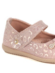 Mary Jane's Belle with Applique Detail - Pink