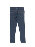 Mild Distressed Slim Fit Jeans - Navy Blue
