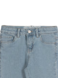 Mild Distressed Slim Fit Jeans - Blue