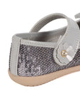 Mary Jane's Belle with Applique Detail - Grey