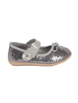 Mary Jane's Belle with Applique Detail - Grey