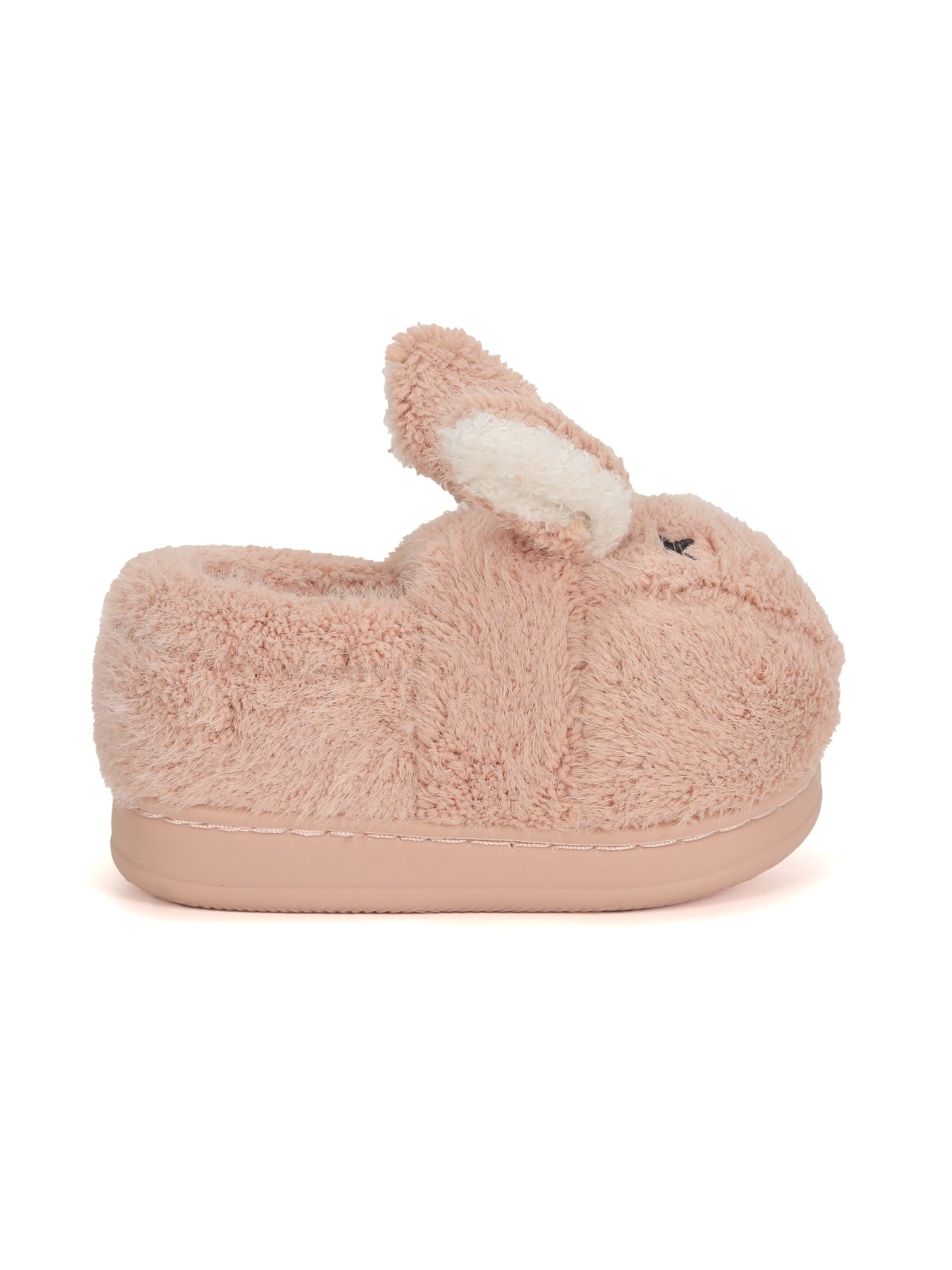Rabbit Warm Furr Clogs - Pink
