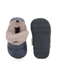 Furr Lined Boots - Blue